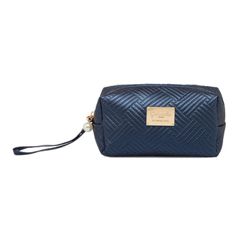 Necessaire blu da donna con chiusura a zip Camomilla Milano, Black Friday | Sconti fino al 50%, SKU o971000011, Immagine 0